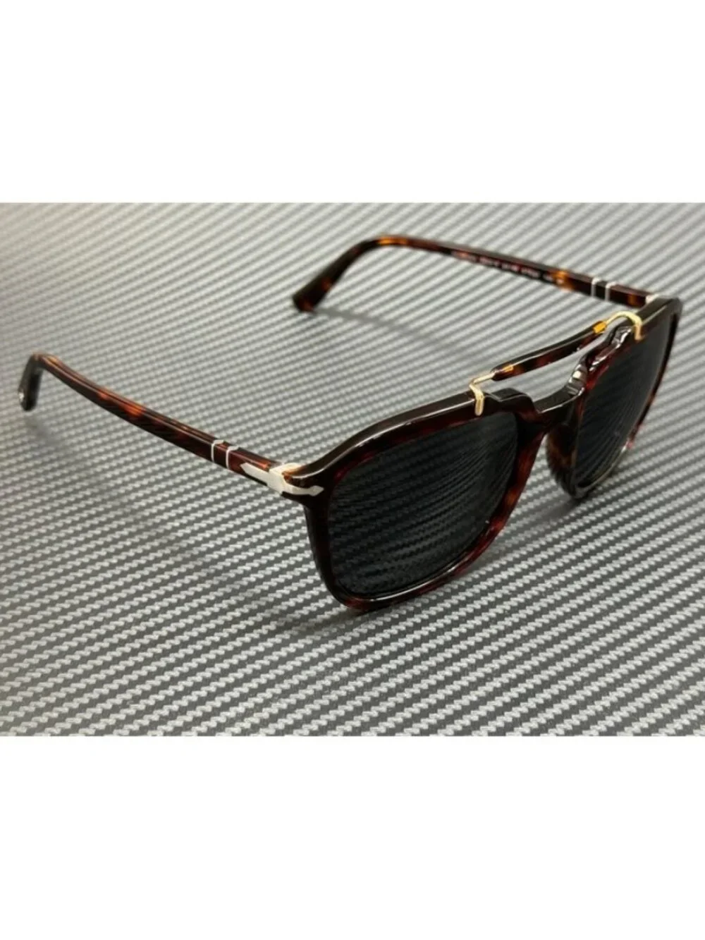 New Persol Men Havana Brown Sunglasses 57-20-145